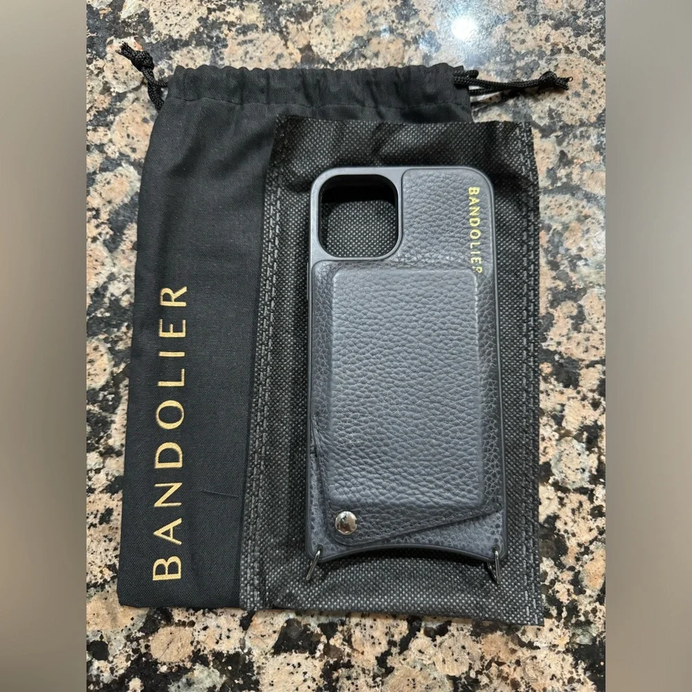 Bandolier IPhone 11 Pro EMMA case - black/pewter